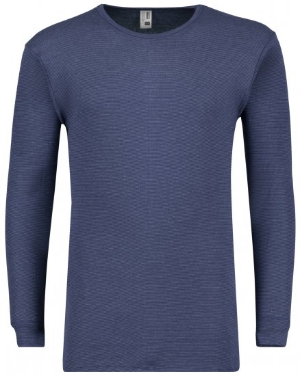 Adamo Jeans Long sleeve Under-T-shirt Navy - Herrenunterwäsche & bademode - Herrenunterwäsche & Bademode in großen Größen