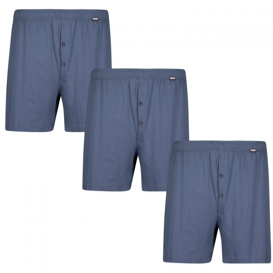 Adamo James Boxershorts 3-pack Dark Denim - Herrenunterwäsche & Bademode in großen Größen - Herrenunterwäsche & Bademode in großen Größen