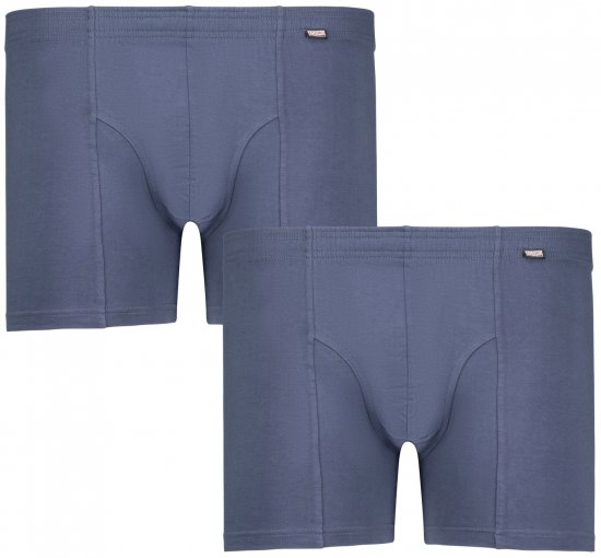 Adamo Jack Boxer shorts 2-pack Denim Blue - Herrenunterwäsche & Bademode in großen Größen - Herrenunterwäsche & Bademode in großen Größen
