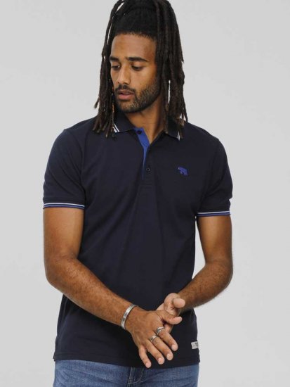 D555 SALFORD 1 Pique Polo Navy - Polo-shirts für herren - Polo-Shirts für Herren in großen Größen