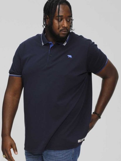 D555 SALFORD 1 Pique Polo Navy - Polo-shirts für herren - Polo-Shirts für Herren in großen Größen