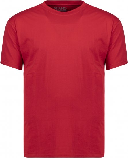 Adamo Kevin Regular fit T-shirt Red - Herren-T-shirts - Herren-T-Shirts in großen Größen