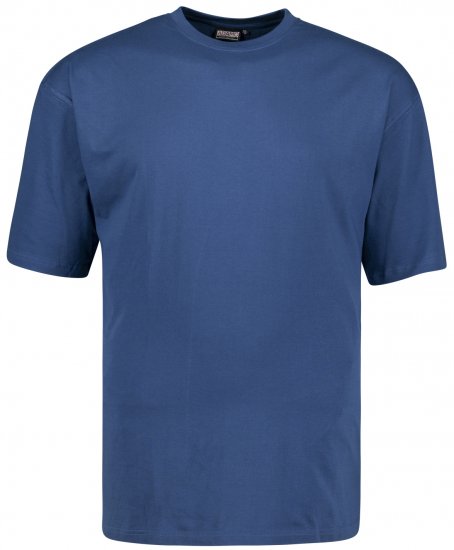 Adamo Magic T-shirt Denim Blue TALL SIZES - HERRENBEKLEIDUNG MT-6XLT - Langgrößen für Herren