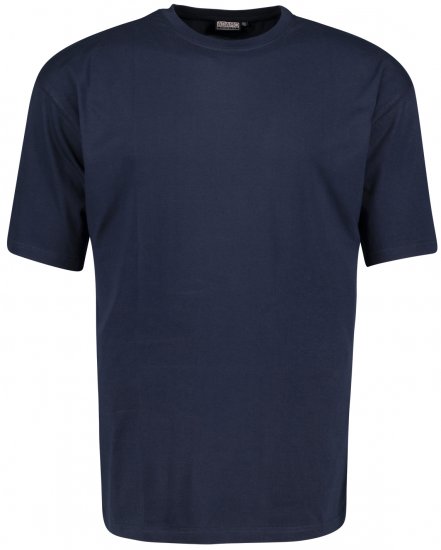 Adamo Magic T-shirt Navy TALL SIZES - HERRENBEKLEIDUNG MT-6XLT - Langgrößen für Herren