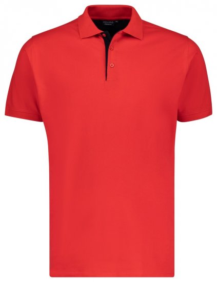 Adamo 139401 Poloshirt Rot - Polo-shirts für herren - Polo-Shirts für Herren in großen Größen