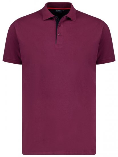 Adamo 139401 Poloshirt Bordeaux - Polo-shirts für herren - Polo-Shirts für Herren in großen Größen