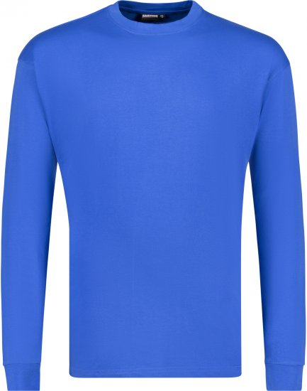 Adamo Floyd Comfort fit Long sleeve T-shirt Royal Blue - Herren-T-Shirts in großen Größen - Herren-T-Shirts in großen Größen