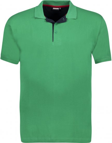 Adamo Pablo Comfort fit Polo shirt Green - Polo-shirts für herren - Polo-Shirts für Herren in großen Größen