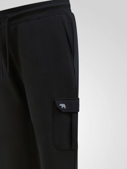 D555 Dexter 1 Cargo Jogger With Bear Embroidery TALL Schwarz - TALL jogginghosen - TALL Jogginghosen mit extra Länge