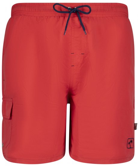 Adamo Kuba Cargo Swimshorts Red - Herrenunterwäsche & Bademode in großen Größen - Herrenunterwäsche & Bademode in großen Größen