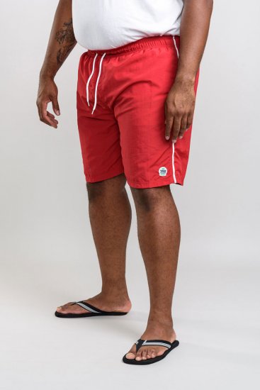 D555 Yarrow Swimshorts Red - Herrenunterwäsche & bademode - Herrenunterwäsche & Bademode in großen Größen