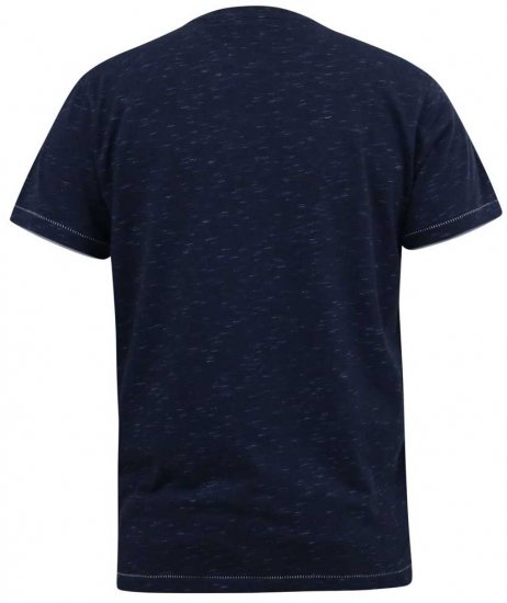 D555 DENNIS Official AC/DC Printed Crew Neck T-Shirt Navy Reno - Herren-T-shirts - Herren-T-Shirts in großen Größen