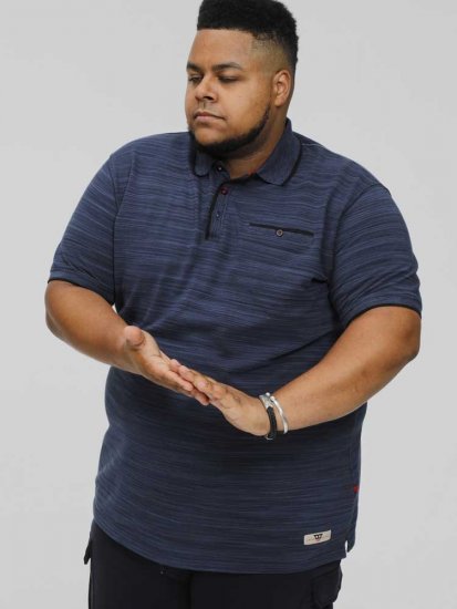 D555 FOXLEY Pique Reno Polo Navy - Polo-shirts für herren - Polo-Shirts für Herren in großen Größen