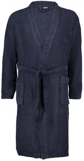 Adamo Joey Bathrobe Navy - Herrenunterwäsche & bademode - Herrenunterwäsche & Bademode in großen Größen
