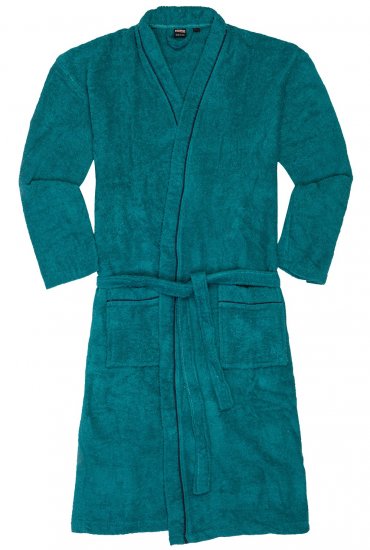 Adamo Joey Bathrobe Petrol - Herrenunterwäsche & bademode - Herrenunterwäsche & Bademode in großen Größen