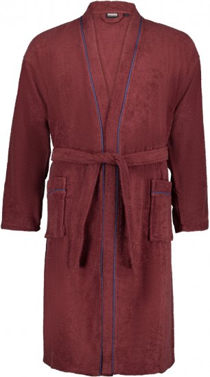 Adamo Joey Bathrobe Burgundy - Herrenunterwäsche & Bademode in großen Größen - Herrenunterwäsche & Bademode in großen Größen
