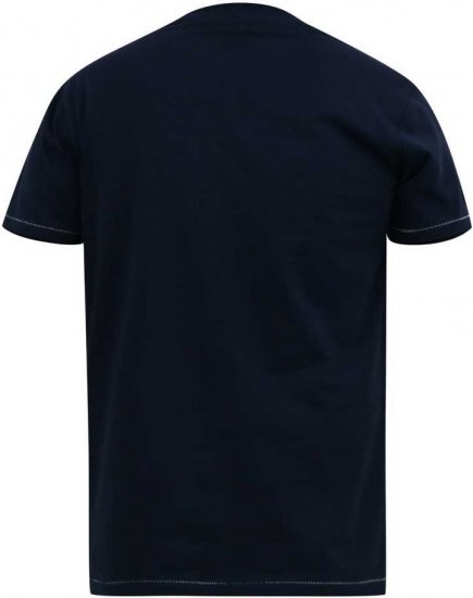 D555 ROGERS Official Captain America Printed T-Shirt Dark Navy - Herren-T-shirts - Herren-T-Shirts in großen Größen