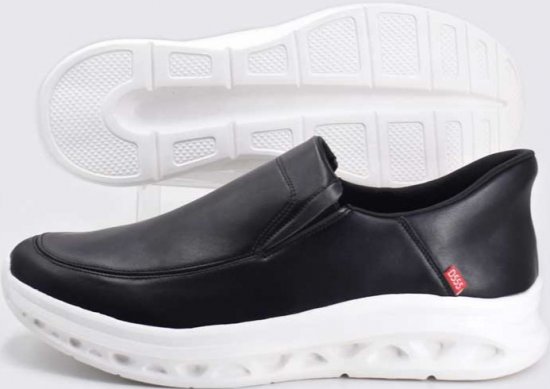 D555 Carlisle 2 Kingsize Hands Free Shoes Black - Herrenschuhe 40-52 - 