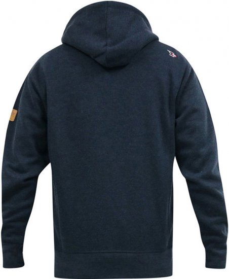 D555 HAMILTON Full Zip Hoody With Authentic 1996 Chest Print Denim - Herren-sweater und -hoodies - Herren-Sweater und -Hoodies in großen Größen
