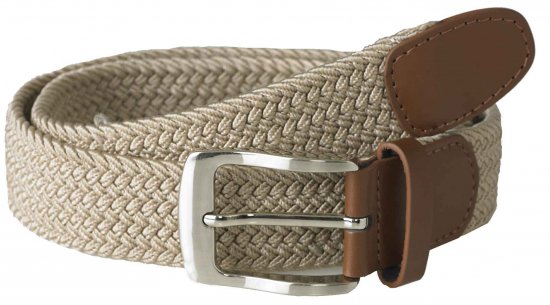 D555 Frank Braided Belt Stone - Lange Gürtel - Lange Gürtel für Männer