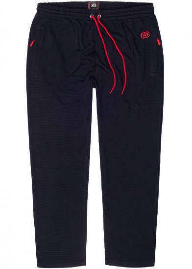 Adamo Matteo Ottoman Sweatpants Navy - Jogginghosen für herren - Jogginghosen für Herren in großen Größen