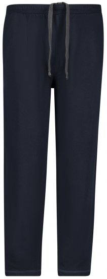 Adamo Athen Sweatpants with Open Hem Navy - Jogginghosen für Herren in großen Größen - Jogginghosen für Herren in großen Größen