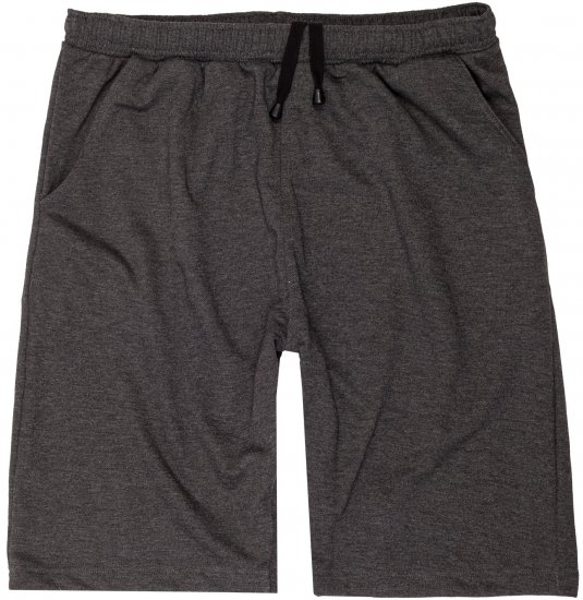 Adamo Athen Sweatshorts Charcoal - Jogginghosen für herren - Jogginghosen für Herren in großen Größen