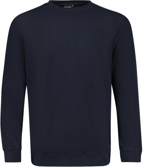 Adamo Athen Crew neck Sweatshirt Navy - Herren-sweater und -hoodies - Herren-Sweater und -Hoodies in großen Größen