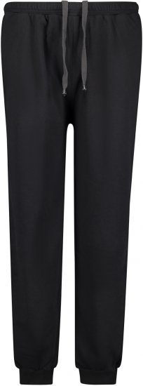 Adamo Athen Sweatpants with Cuffs Black - Jogginghosen für herren - Jogginghosen für Herren in großen Größen