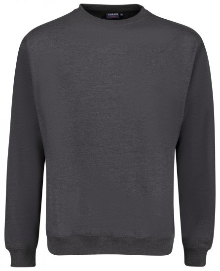 Adamo 159303 Sweatshirt Dunkelgrau meliert - Herren-sweater und -hoodies - Herren-Sweater und -Hoodies in großen Größen