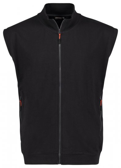 Adamo 159307 Sweatweste Schwarz - Herren-sweater und -hoodies - Herren-Sweater und -Hoodies in großen Größen