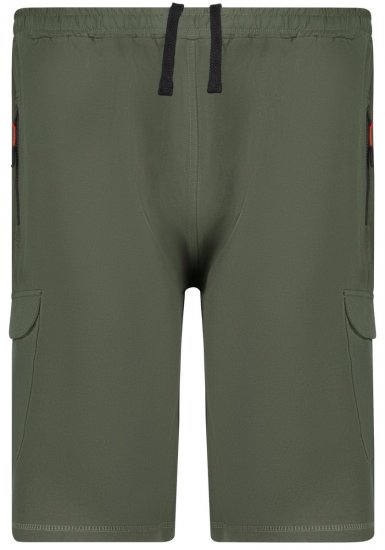 Adamo 159308 Cargoshorts Oliv - Jogginghosen für herren - Jogginghosen für Herren in großen Größen