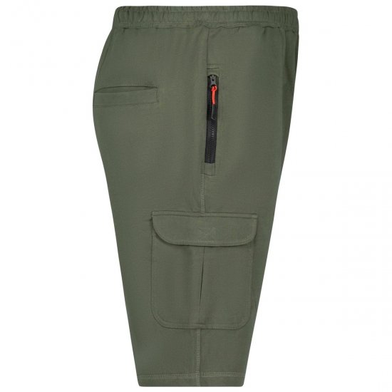 Adamo 159308 Cargoshorts Oliv - Jogginghosen für herren - Jogginghosen für Herren in großen Größen