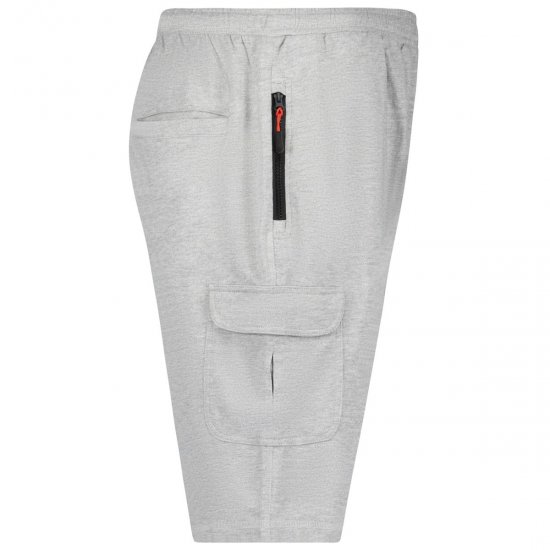 Adamo 159308 Cargoshorts Graumeliert - Jogginghosen für herren - Jogginghosen für Herren in großen Größen