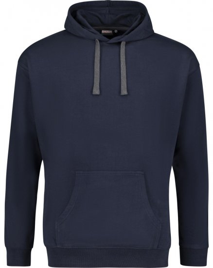 Adamo 159310 Kapuzenpullover Dunkelblau - Herren-sweater und -hoodies - Herren-Sweater und -Hoodies in großen Größen