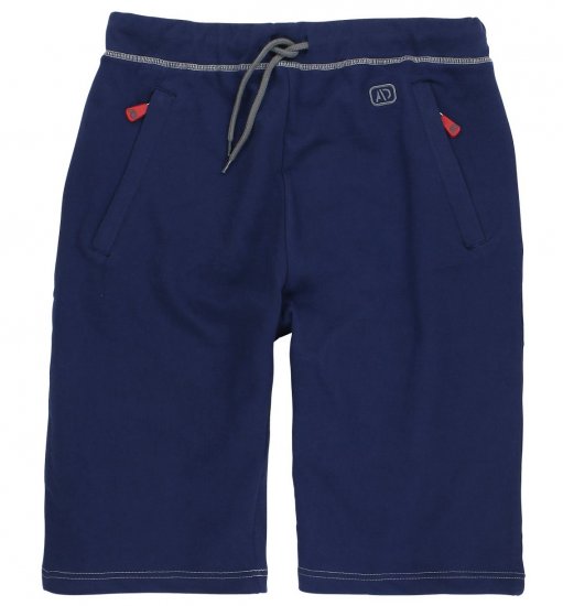 Adamo Moritz Sweatshorts Navy - Jogginghosen für herren - Jogginghosen für Herren in großen Größen