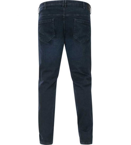 D555 Daniel Tapered Fit Stretch Jeans Blue/Black Wash - Herren-jeans & -hosen - Herren-Jeans & -Hosen in großen Größen