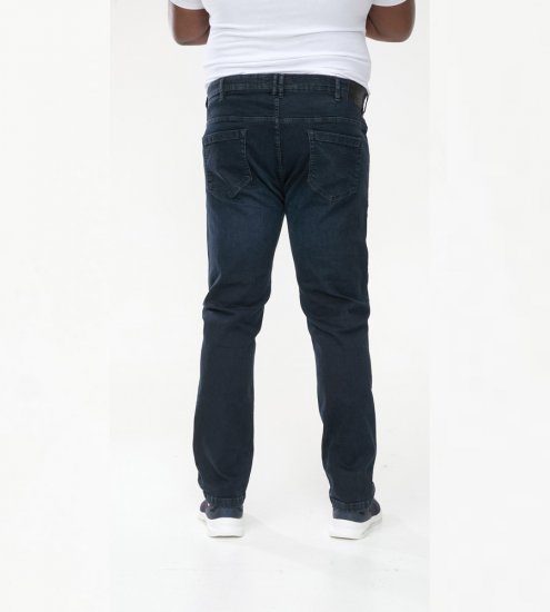 D555 Daniel Tapered Fit Stretch Jeans Blue/Black Wash - Herren-jeans & -hosen - Herren-Jeans & -Hosen in großen Größen