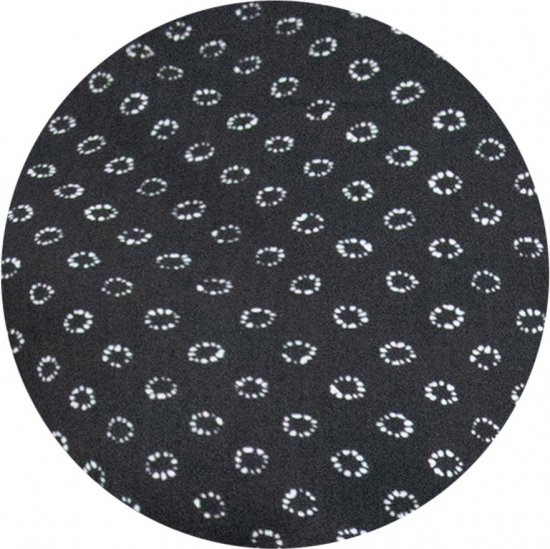 D555 Matlock Short Sleeve AOP Shirt With Hidden Button Down Black - Herrenhemden - Herrenhemden in großen Größen