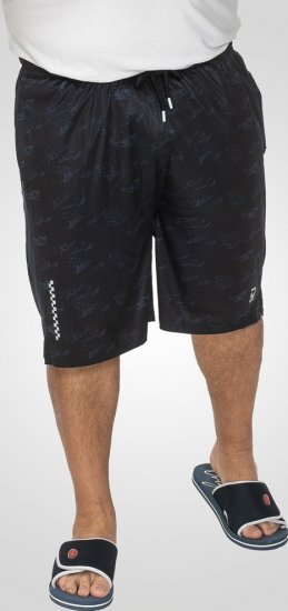 D555 Woking Dry Wear Fully Elasticated Polyester Shorts Navy - Sportbekleidung & outdoor - Sportbekleidung in große größen für herren