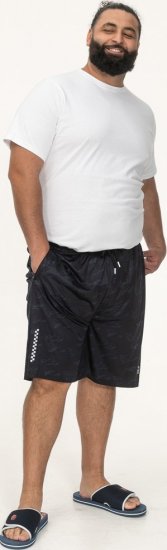 D555 Woking Dry Wear Fully Elasticated Polyester Shorts Navy - Sportbekleidung & outdoor - Sportbekleidung in große größen für herren