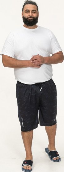 D555 Woking Dry Wear Fully Elasticated Polyester Shorts Navy - Sportbekleidung & outdoor - Sportbekleidung in große größen für herren