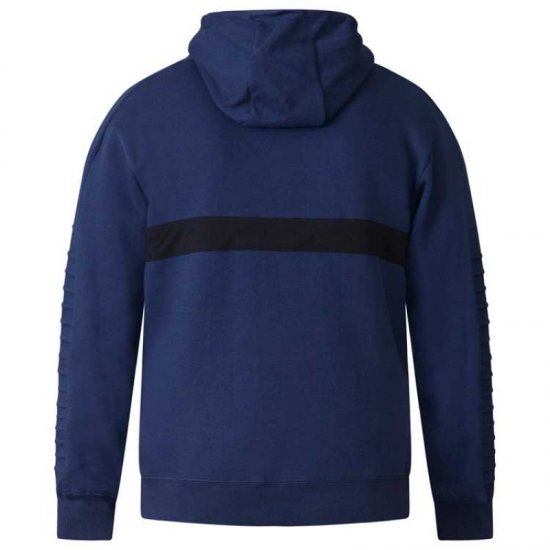 D555 Sergio Half Zip Hoodie Navy - Herren-sweater und -hoodies - Herren-Sweater und -Hoodies in großen Größen