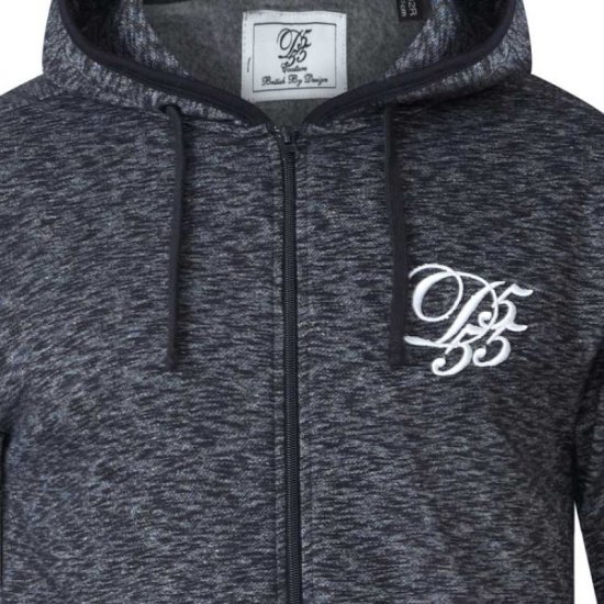 D555 Bennie Full zip Hoodie - Herren-sweater und -hoodies - Herren-Sweater und -Hoodies in großen Größen