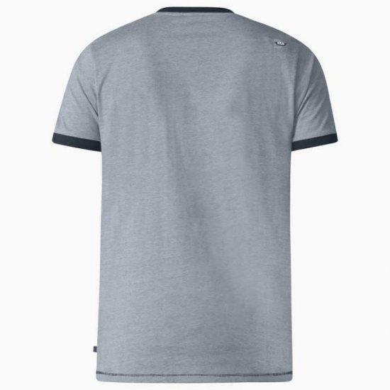 D555 Howie Fine Stripe T-shirt Grey - Herren-T-shirts - Herren-T-Shirts in großen Größen