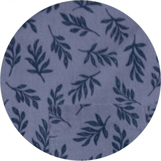 D555 Kettering Hawaiian Leaf AOP Short Sleeve Button Down Collar Shirt Denim - Herrenhemden - Herrenhemden in großen Größen