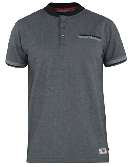 D555 Owen Colorless Polo Charcoal - Polo-shirts für herren - Polo-Shirts für Herren in großen Größen