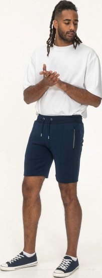 D555 Spalding Elasticated Waist Interlock Shorts Navy - Jogginghosen für herren - Jogginghosen für Herren in großen Größen