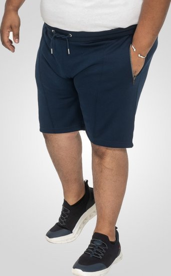 D555 Spalding Elasticated Waist Interlock Shorts Navy - Jogginghosen für herren - Jogginghosen für Herren in großen Größen