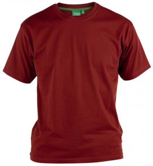 D555 Flyers Crew Neck T-shirt Rot - Herren-T-shirts - Herren-T-Shirts in großen Größen
